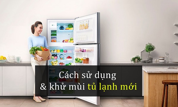 Cách sử dụng và khử mùi tủ lạnh mới