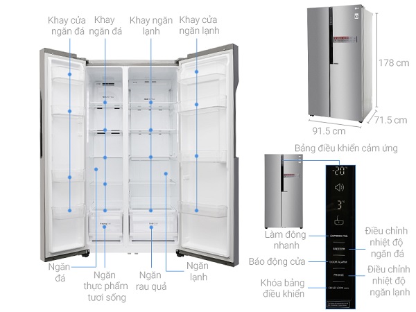 Hướng dẫn chọn kích thước tủ lạnh