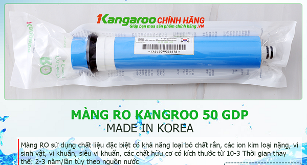 Máy lọc nước Kangaroo KG08G4, 9cấp, không tủ