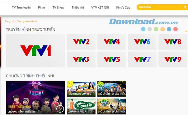 VTV Giải Trí - ứng dụng xem tivi tốt nhất từ Đài truyền hình Việt Nam