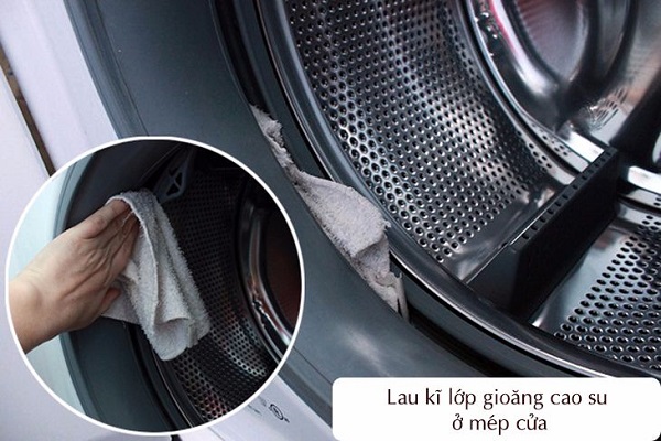 Vệ sinh lồng máy giặt thường xuyên