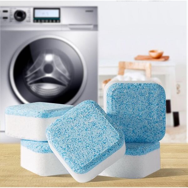 Viên tẩy máy giặt là một sản phẩm giúp làm sạch lồng giặt