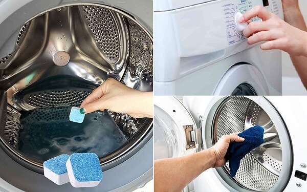 Lợi ích khi dùng viên tẩy máy giặt 