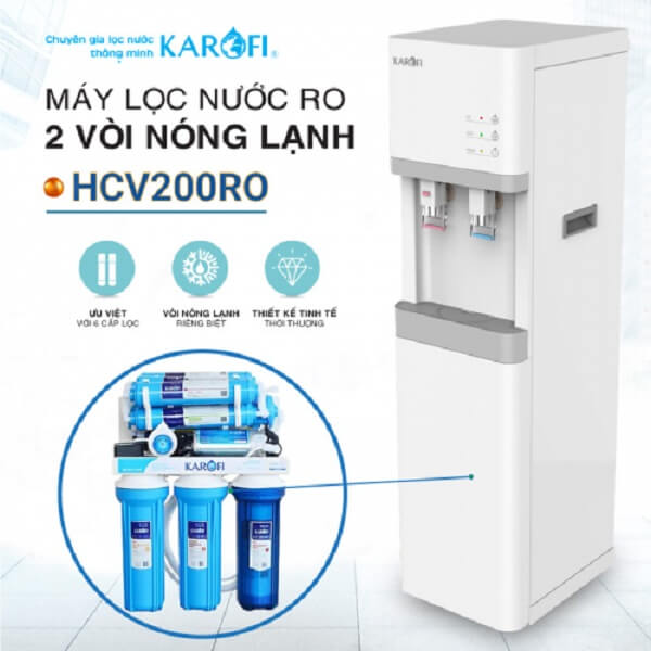 Ưu điểm máy lọc nước karofi 2 vòi nóng lạnh