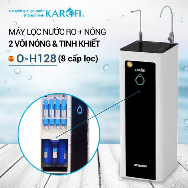 Máy lọc nước karofi 2 vòi nóng lạnh