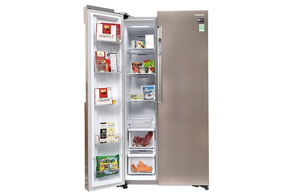 mỗi tháng tủ lạnh side by side 36 số điện, tương đương với ít nhất là 90.000đ