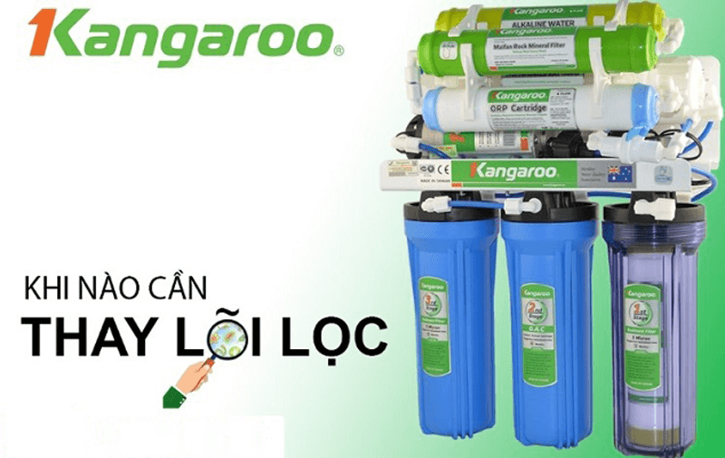 Bảng giá thay lõi máy lọc nước kangaroo