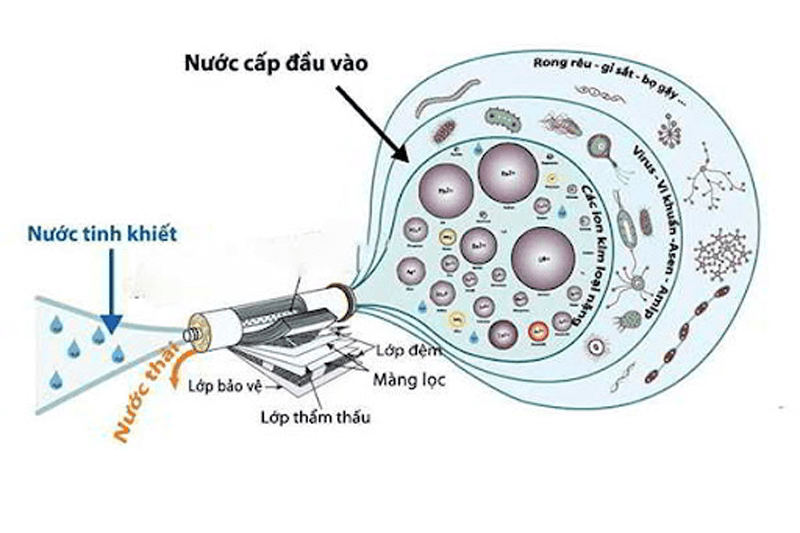 Màng RO lọc sạch vi khuẩn