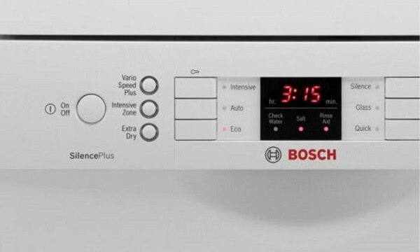 Ký hiệu các chế độ trên máy rửa bát Bosch